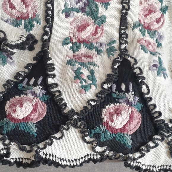 Vtg Rebecca Stone knitted sweaters sz large - Picture 13 of 17